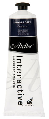 Acrylic Paint - Atelier 80ml Paynes Grey