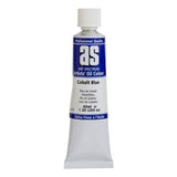 Artist Oil Paint in Cobalt Blue, 40ml tube; vibrant, lightfast, and mixable for bold artwork.