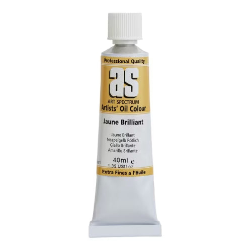 Artist Oil Paint - As Oil 40ml S1 Jaune Brilliant