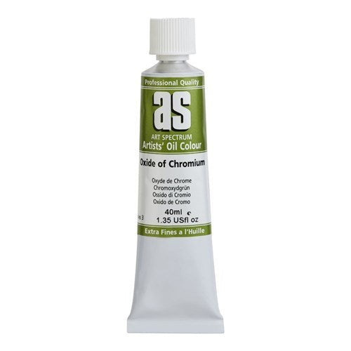 Artist Oil Paint - As Oil 40ml S3 Oxide Of Chromium