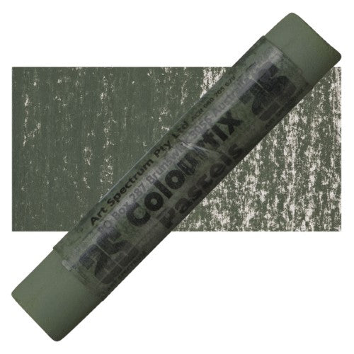 Dark green Colourfix soft pastel stick designed for blending with Art Spectrum's Colourfix papers and boards.