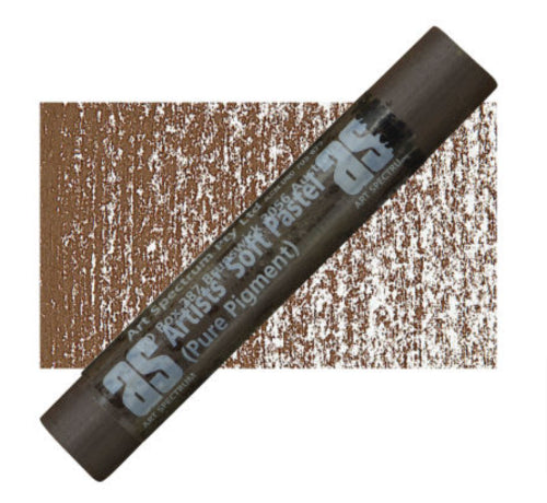 Premium burnt umber pastel for artists, featuring rich hue, smooth application, and safe, lightfast pigments.