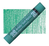 Art Spectrum Soft Round Pastel in Phthalo Green, showcasing vibrant color and high pigment concentration for pastel artists.