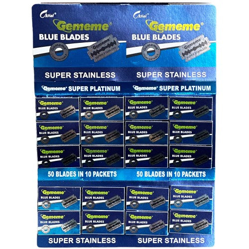 Gememe Super Platinum Blue Blades 10’s