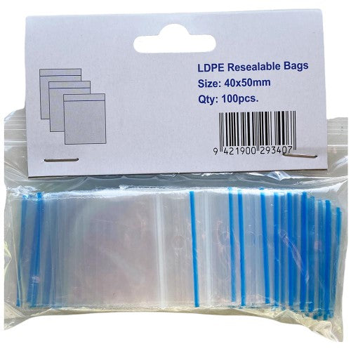 Resealable Bags 40mm x 50mm ( 2000 Pack )