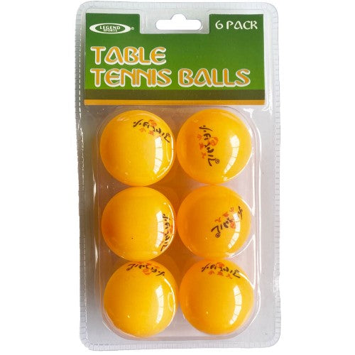 Table Tennis Balls 6pk
