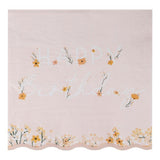 Birthday Bloom Floral Birthday Napkins - Pack of 16