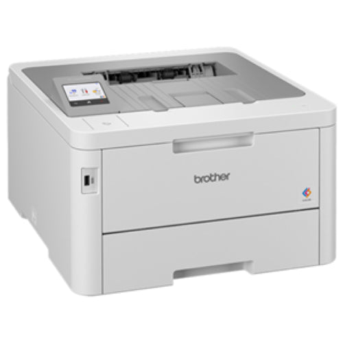 Brother HLL8240CDW colour laser printer with high-speed printing, automatic duplex, compact design, and versatile connectivity options.