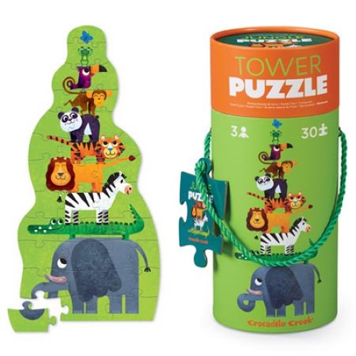 Tower Puzzle - Croc Creek Jungle (30pcs)