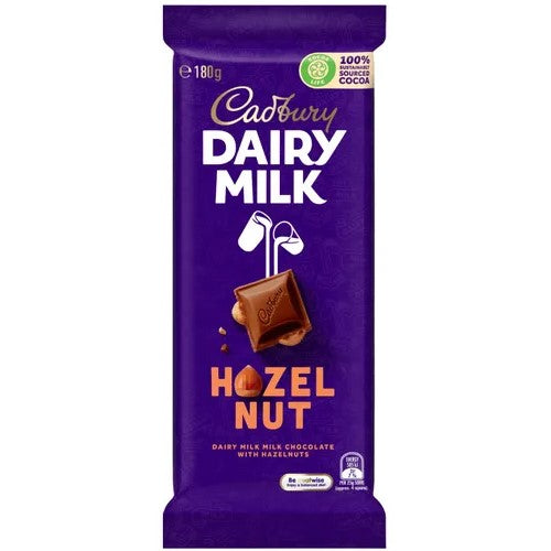 Cadbury Chocolate Block Hazelnut 180g ( 13 Pack )