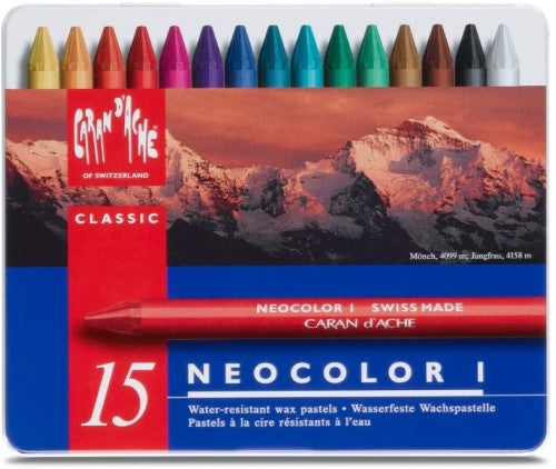 Crayon - Neocolor 1 Wax Oil 15s - Pack of 15