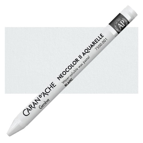 Crayon - Caran D’ache Neocolor Ii Aqua.White - Pack of 10