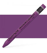 Caran D'ache Neocolor II Aquarelle Pastel Crayons in AUBERGINE, featuring rich pigmentation for versatile wet and dry art techniques.