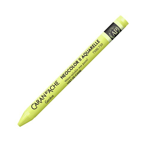 Caran D'ache Neocolor II Aquarelle Pastel Crayons LT CHINESE GREEN