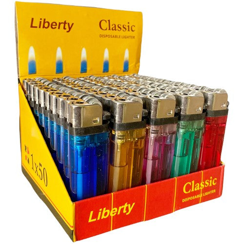 Liberty Clear Lighter 50pc ( 50 Pack )