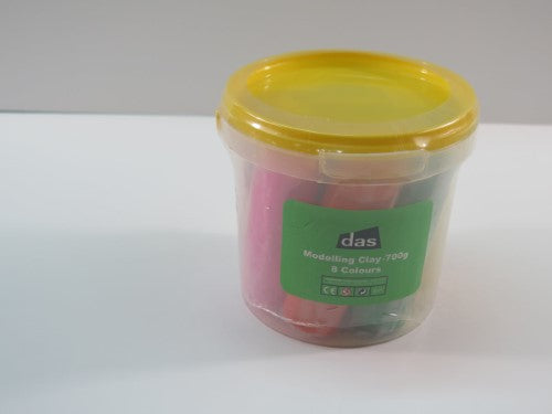 Das Modelling Clay Assorted (8) 700g In