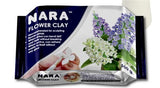 Nara Clay - FLOWER CLAY 500g: translucent, flexible modeling clay for crafting realistic flowers and intricate designs.