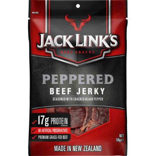 Jack Link’s Beef Jerky Peppered 50g ( 10 Pack )
