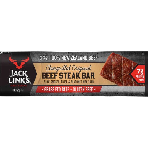 Jack Link’s Steak Bar Chargrilled Original 25g ( 12 Pack )