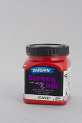 Ink - Derivan Screen Ink 250ml Scarlet