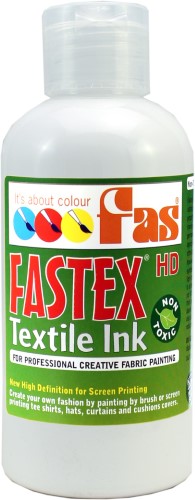 250ml Fastex™ Textile Ink Extender for vibrant, durable fabric printing with excellent color fastness and wash resistance.