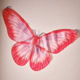 Vibrant Fancy Dress Butterfly Wings for kids, featuring adjustable straps and intricate designs for imaginative play.