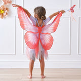 Colorful butterfly wings for kids, featuring adjustable straps and vibrant designs for imaginative dress-up play.