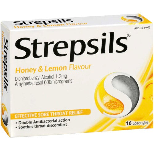 Strepsils Honey Lemon 16’s