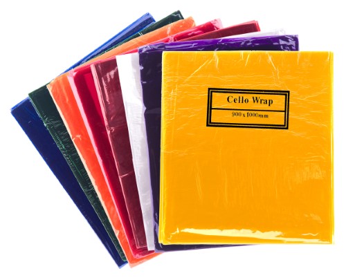 Cellophane 90x100cm Blue