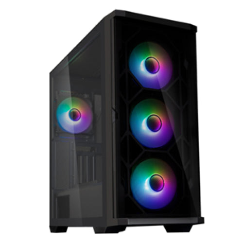 Zalamn Z10 Duo ATX Mid Tower Case 4x120mm ARGB Black