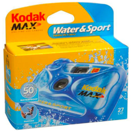 Kodak Water & Sport Camera: durable, waterproof to 50ft, perfect for capturing adventures in land and water settings.