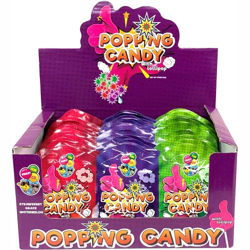 LL Popping Candy Lollipop 45g ( 24 Pack )