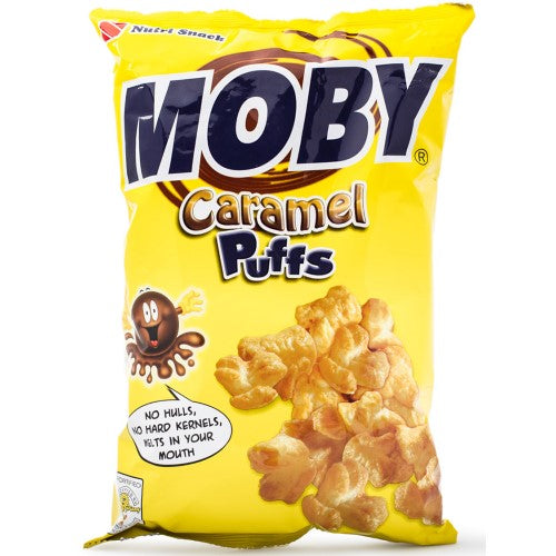 Moby Caramel Puffs 60g ( 50 Pack )