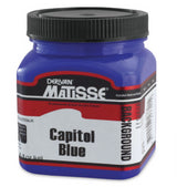 Matisse Background 250ml in Capitol Blue, a vibrant acrylic paint ideal for versatile artistic applications and smooth surfaces.