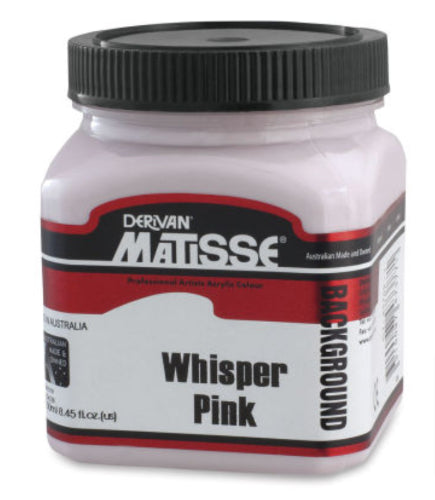 Acrylic Paint - Matisse Background 250ml Whisper Pink