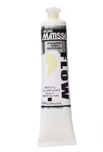 Acrylic Paint - Matisse Flow 75ml Naples Yellow Lt S1