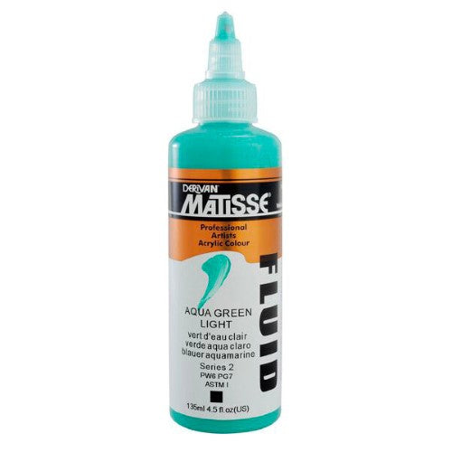 Acrylic Paint - Matisse Fluid 135ml Aqua Green Light