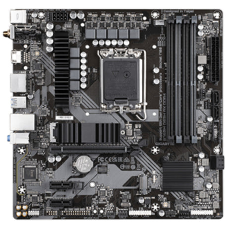 Gigabyte B760M-DS3H AX motherboard with LGA1700, designed for high-performance gaming and PC builds with cutting-edge features.