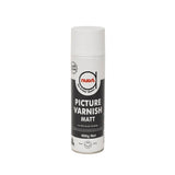 Acrylic paint varnish for UV protection and dust resistance, ideal for preserving oil and acrylic artworks, 400gm can.