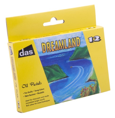 Vibrant DAS Dreamland Oil Pastels PXL-14 set, perfect for blending, layering, and creating stunning artwork on various surfaces.