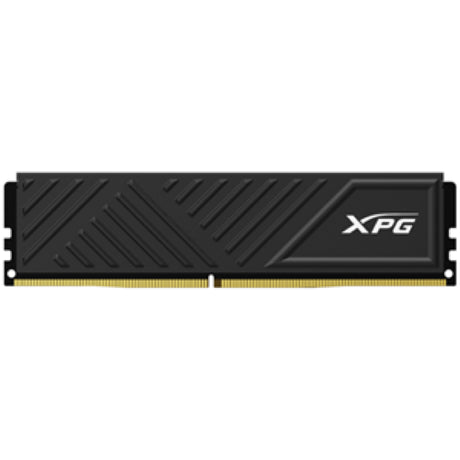 XPG Gammix D35 16GB DDR4 RAM with black low-profile heatsink, optimized for gamers and supports easy overclocking.