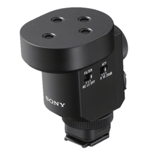 Sony ECMM1 Mid Beamforming Shotgun Microphone, features quad capsule design for clear audio capture, ideal for creators and streamers.