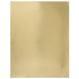 Metallic gold gloss showcard sheets, 50x65 cm, perfect for crafting, signage, and elegant decorations in a pack of 10.