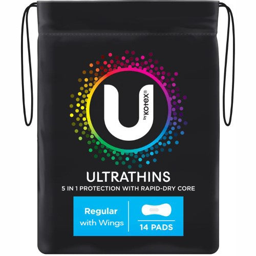 U Ultrathin Pads Regular 14pk ( 6 Pack )