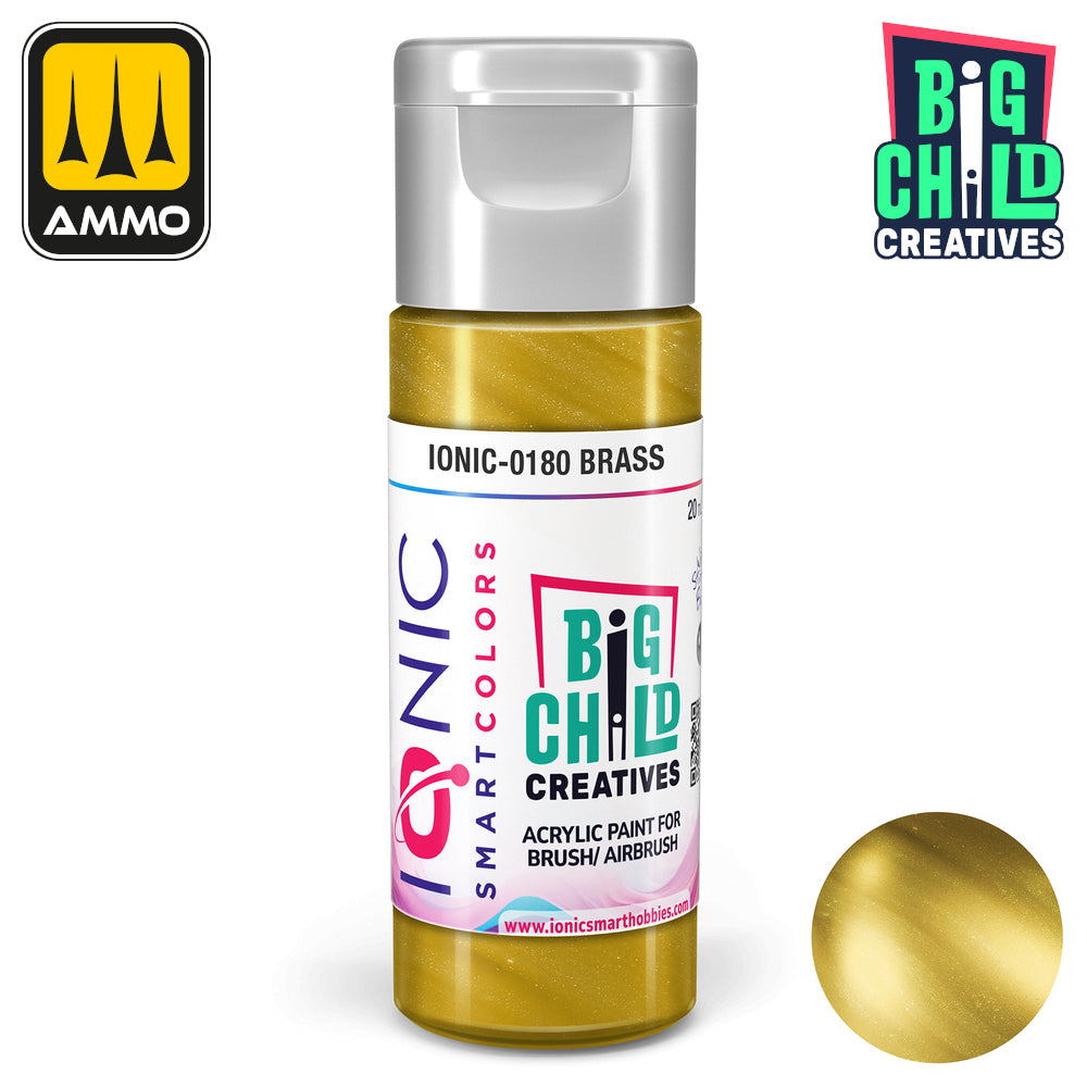 Ionic - Acrylic Paints - Brass 20ml - Model Paint