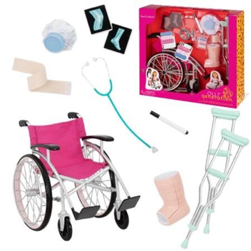 OG Accessory Set - Doll Medical Set with Wheelchair