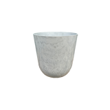 Pot - Palermo XL 25 x 27cm Marble White (Set of 2)