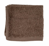 Luxurious 100% cotton hand towel in rich walnut color, soft and absorbent, perfect for home or gym use, 46 x 66cm.