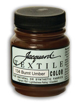 Paint - JACQUARD TEXTILE COLOURS BURNT UMBER 134 (66.54ml)