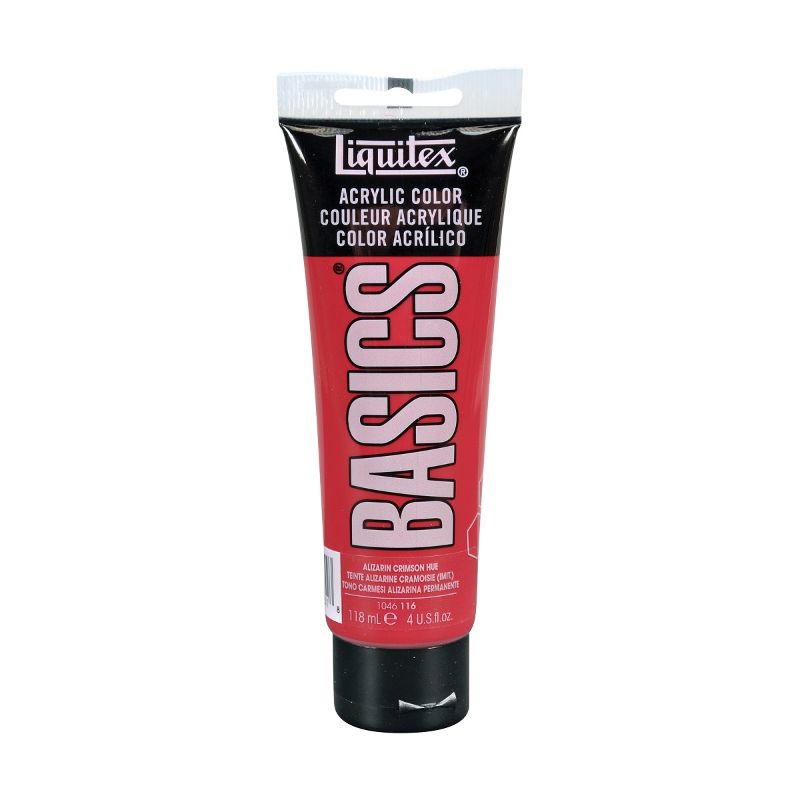 Acrylic Paint - Liquitex Basics 118ml (Alizarin Crimson Hue)